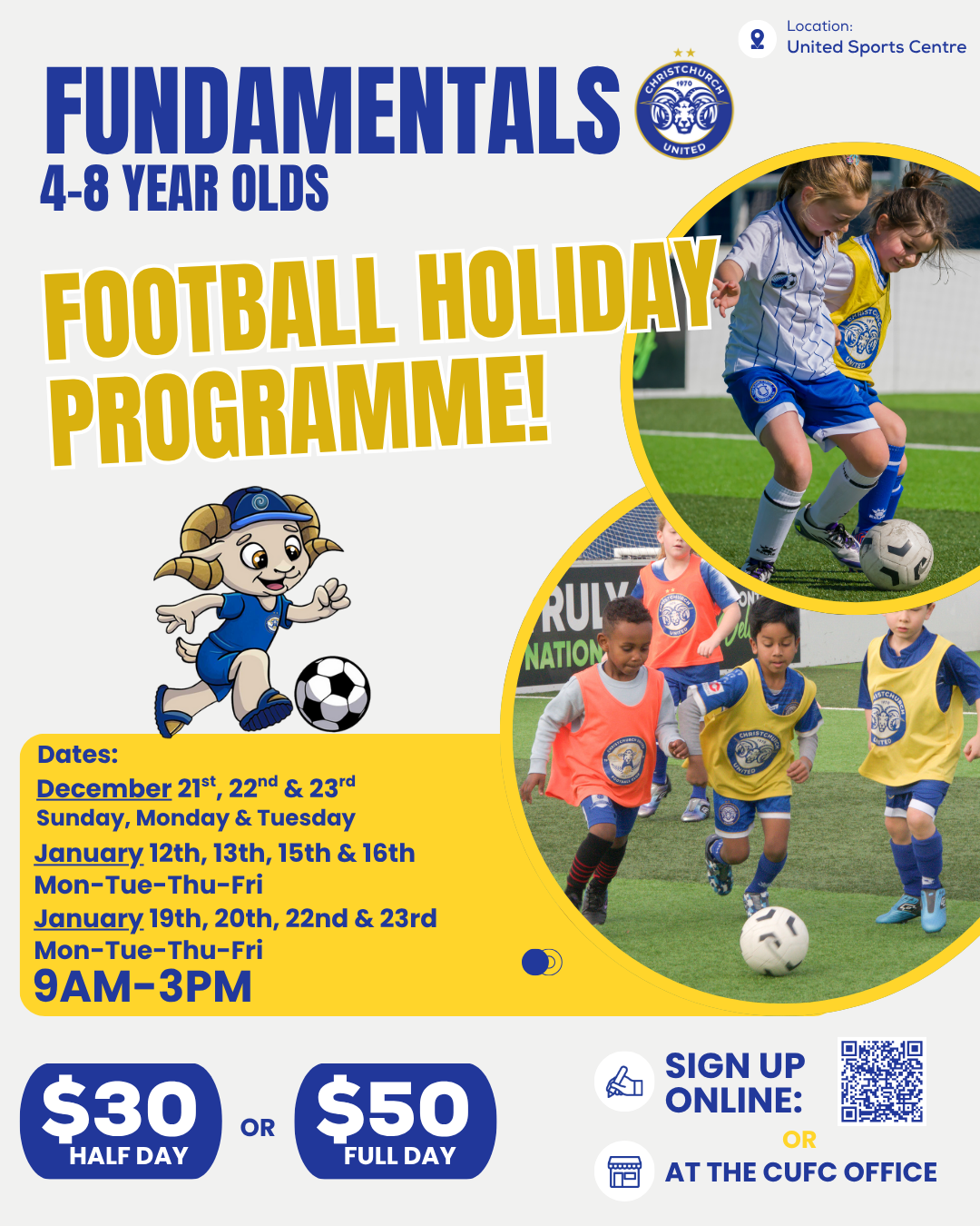 Summer Fundamentals Holiday Programme (U4-U8)