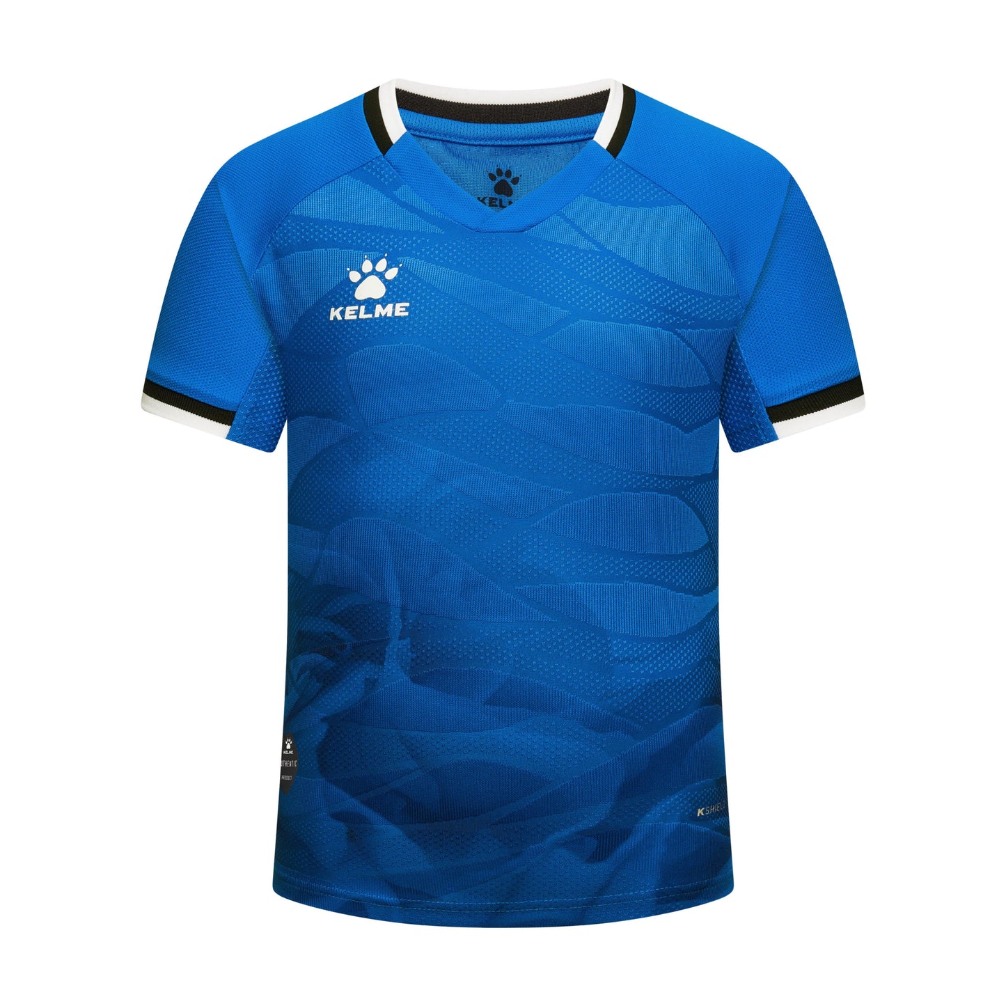 Blue Short Sleeve Football Shirt (Kids)