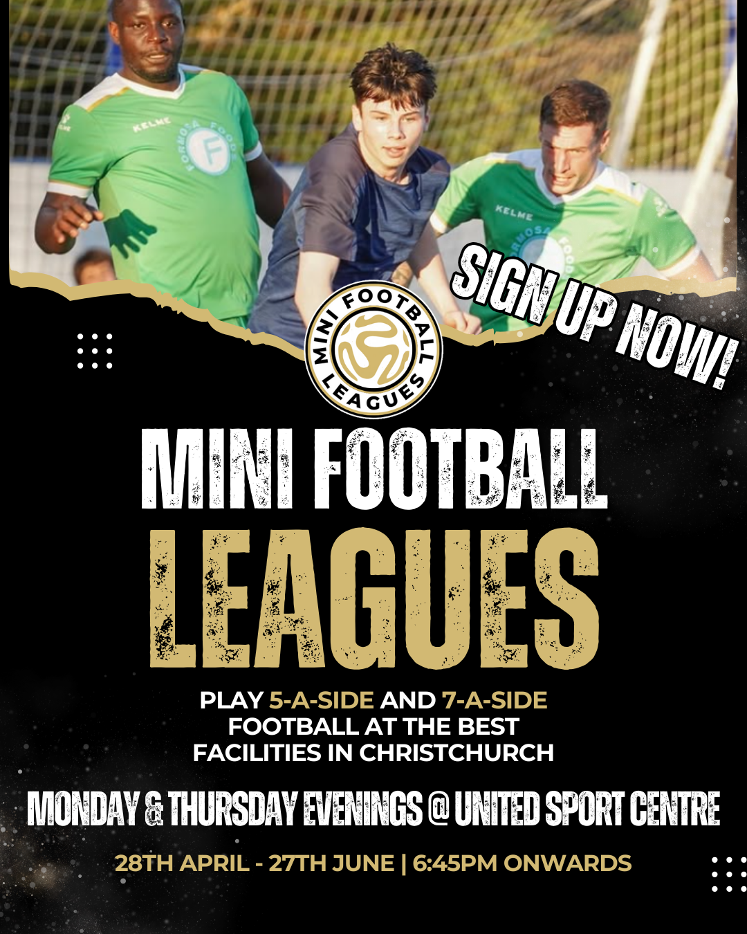 Mini Football Autumn Leagues (Term 2)