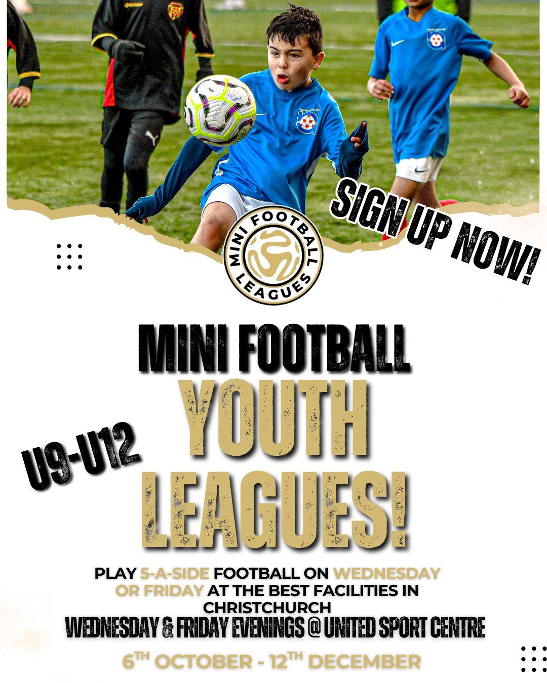 Mini Football Youth Leagues (Term 4)