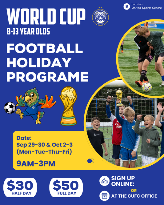 Junior World Cup Holiday Programme (U9-U13)