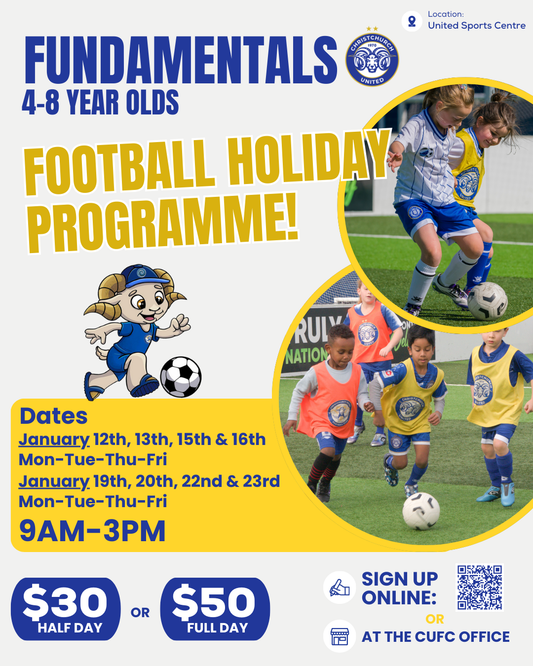 Summer Fundamentals Holiday Programme (U4-U8)