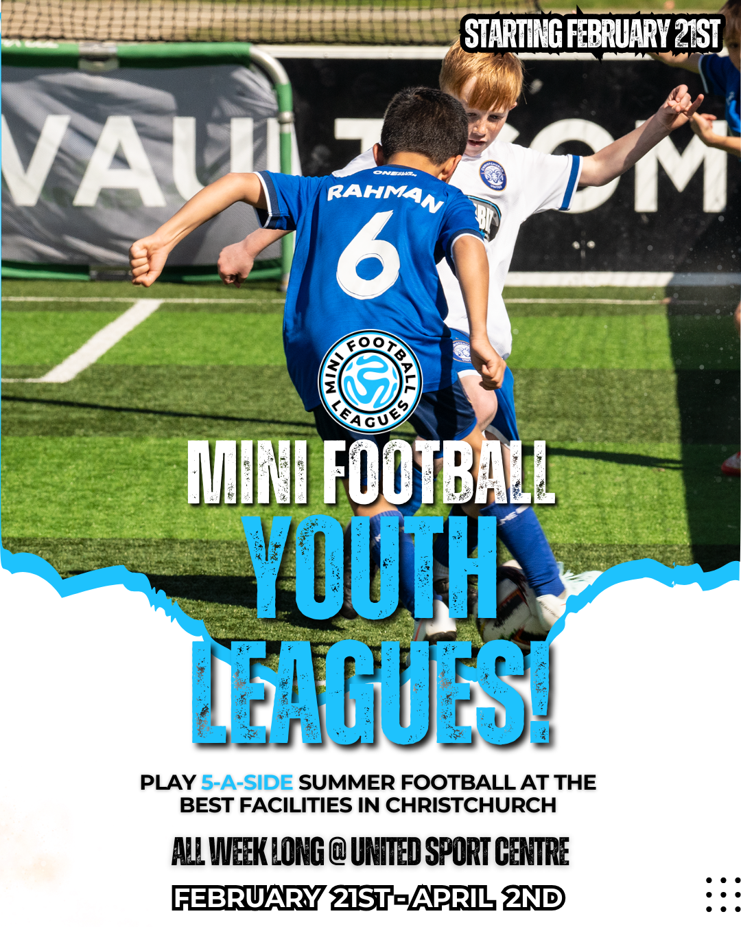 Mini Football Youth Leagues (Term 1 - 2026)