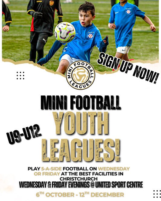 Mini Football Youth Leagues (Term 4)