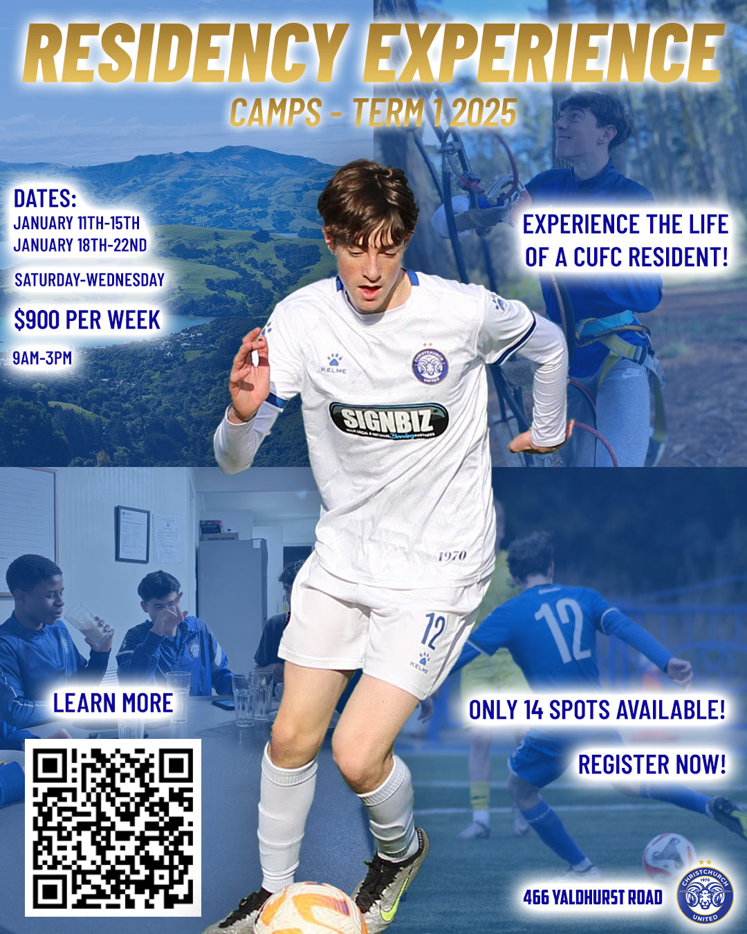 CUFC Residency Experience Camp